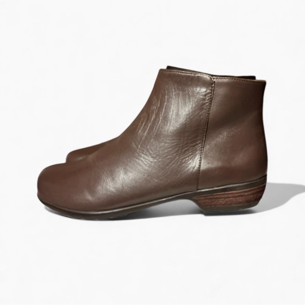 🌻NEW w/Box Ros Hommerson Ezra Brown Leather Comfort Ankle  Bootie Size 8